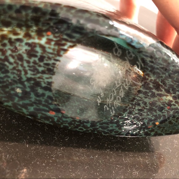 Kosta Boda glass display bottle/vase, signed. Satellite - Picture 5 of 5